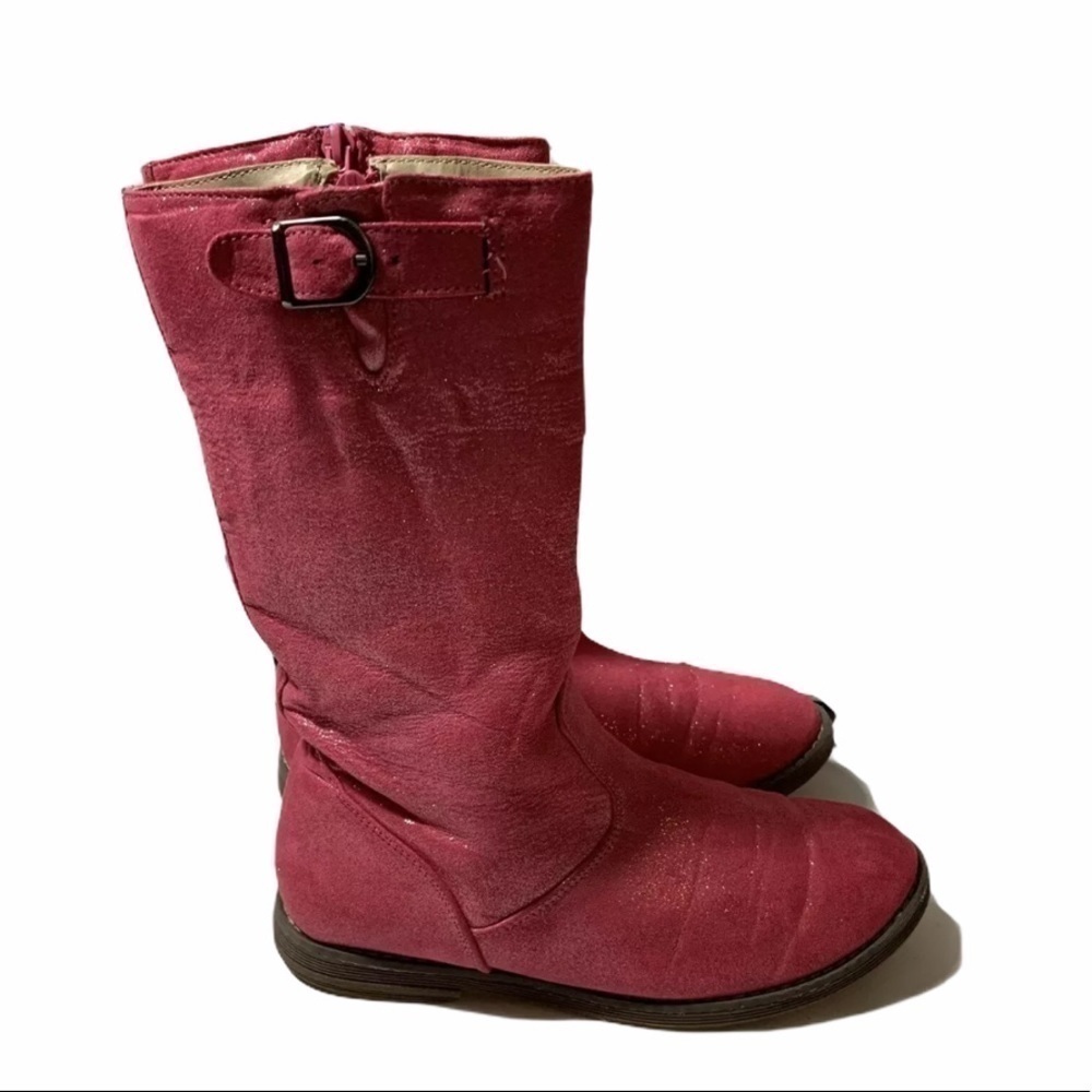 Hanna Andersson girls Carine 2 boot size 4 Pink